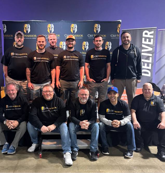 CEO Warrior members at a training event